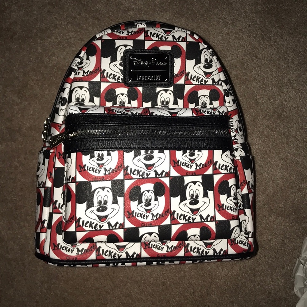 Disney Loungefly Mickey Mouse Club Backpack purse